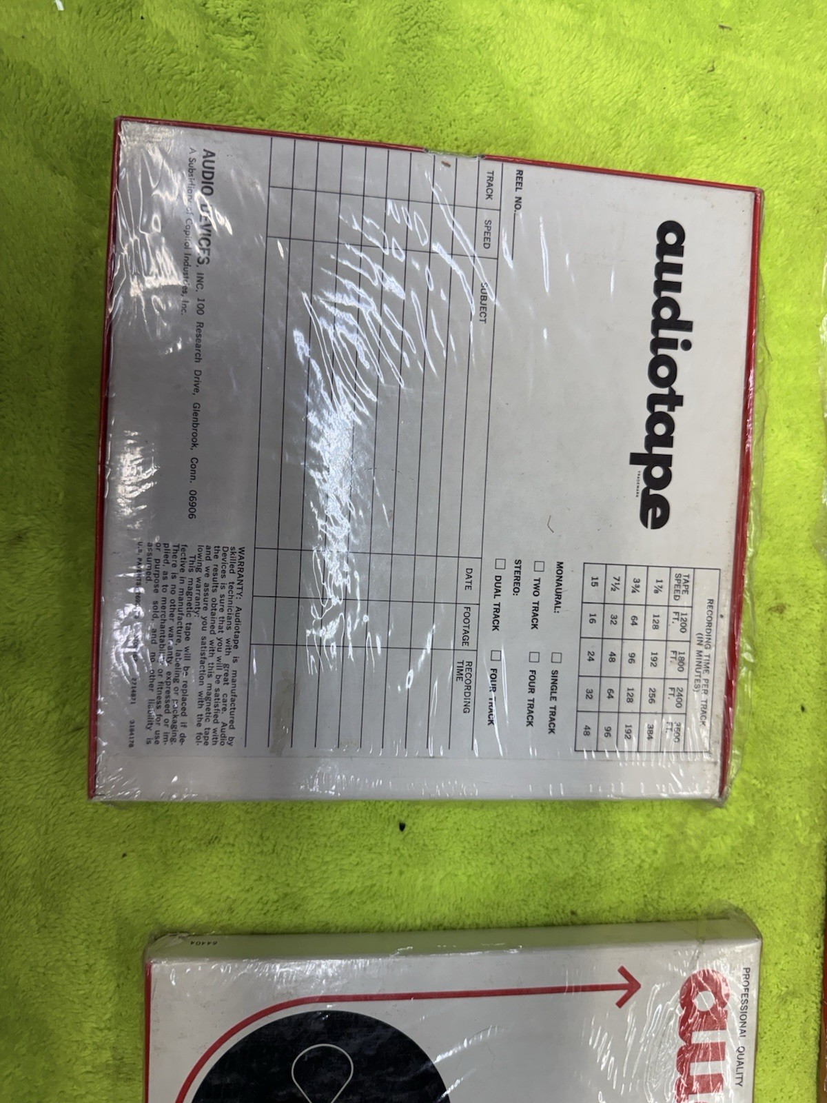 5 X Audiotape Formula 10 All Purpose Splice Free 1200 Feet Type 1251 Brand New🔥