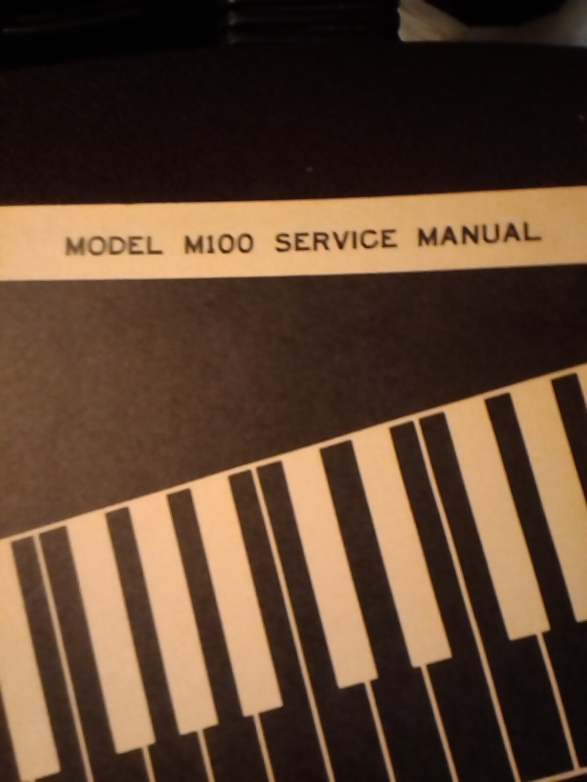 Lowrey M100 Service Manual Encore Original