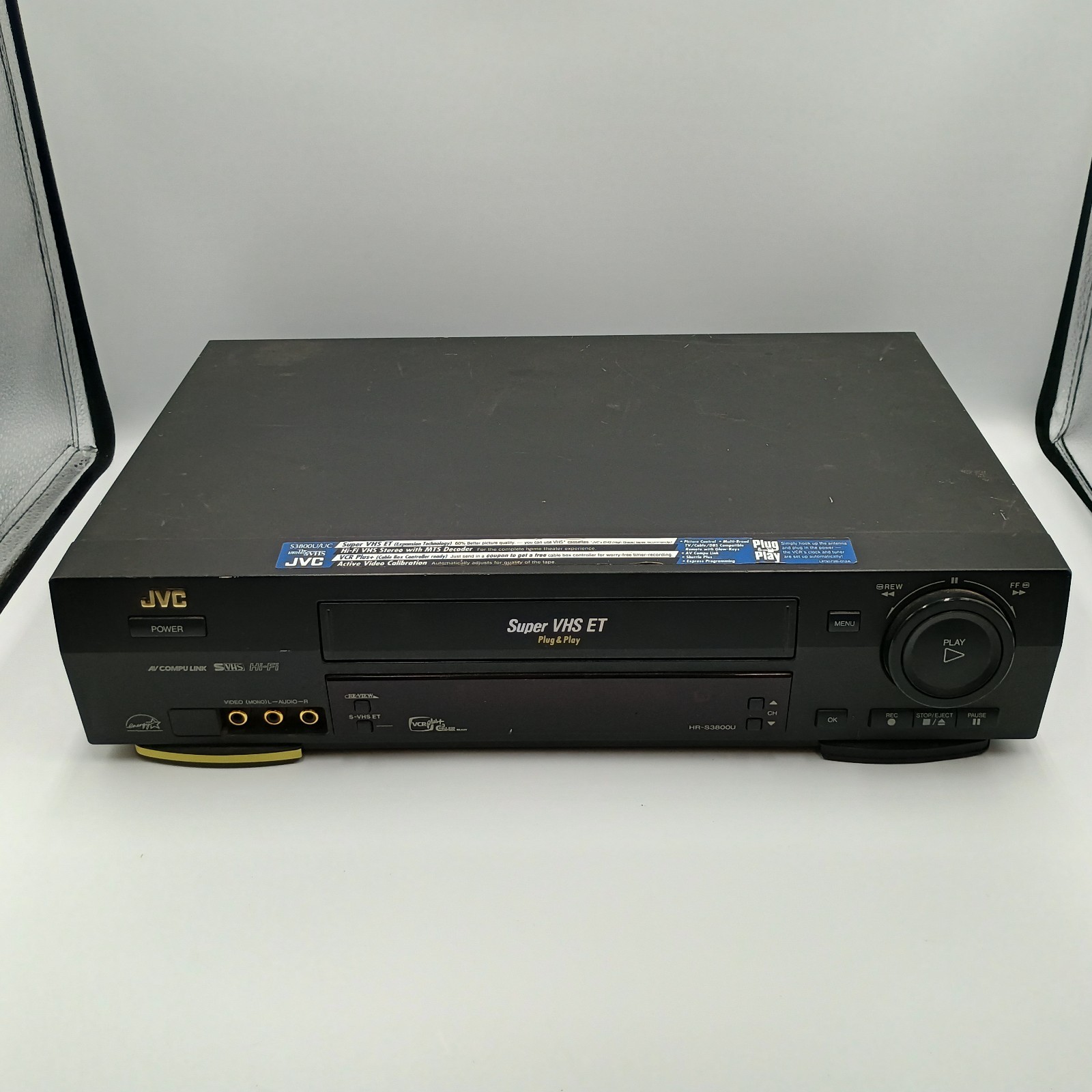 JVC HR-S3800U Super VHS ET Hi-Fi VCR Parts/Repair Load Mechanism Stuck