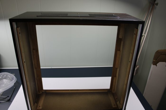 TEAC X-2000R REAR BACK WOOD WOODEN CASE COVER CASE CABINET READ