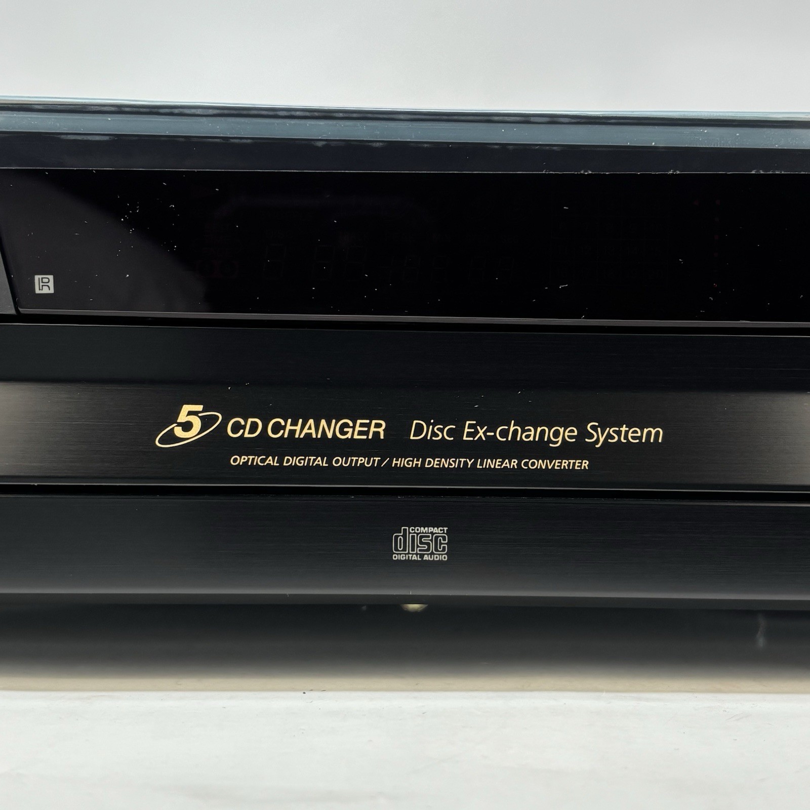 Sony CDP-CE375 CD Changer Player 5-Disc 2003 Vintage Remote Works NEEDS TUNE UP