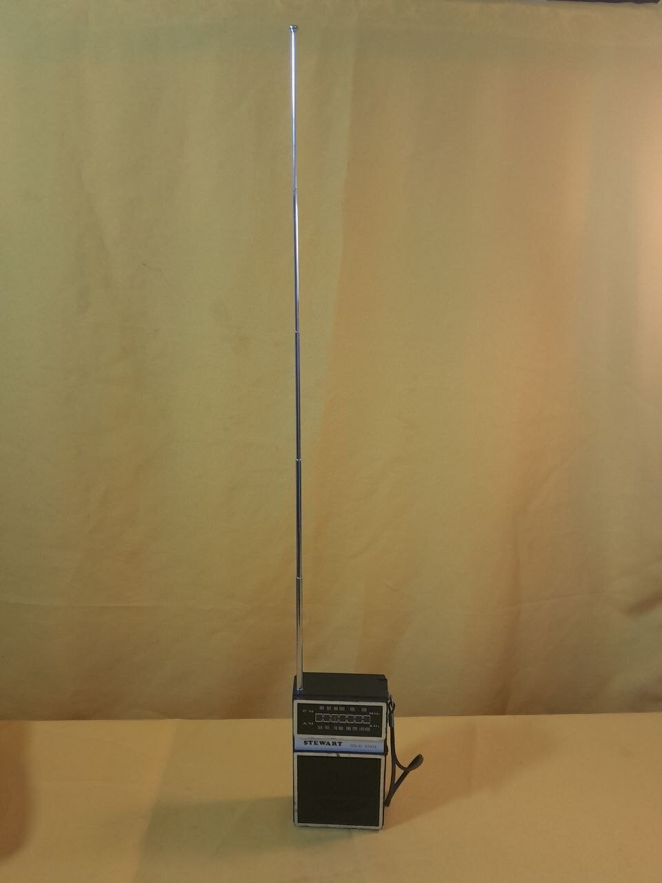 Vintage Stewart AM FM Solid State Portable Radio Model TR-1 Transistor RD6