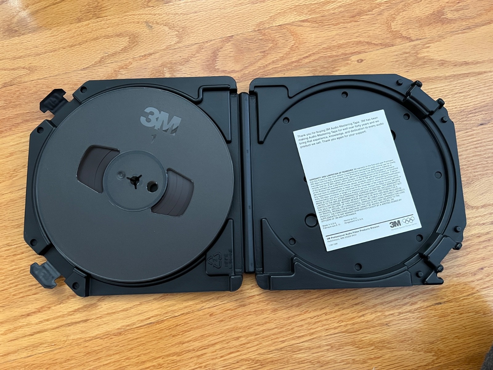 3M 996 1/4in x 1200ft PR7 Reel Audio Mastering Tape