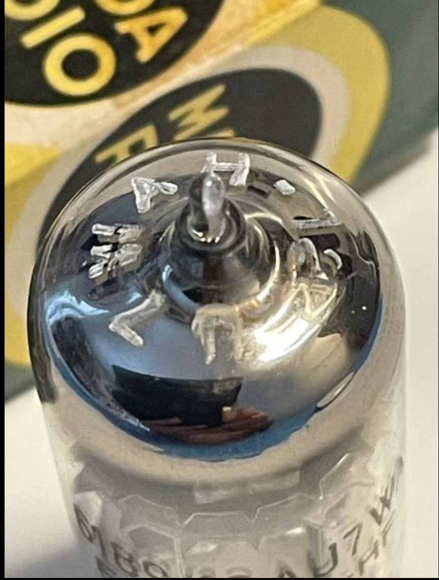 ULTRA RARE TUBE ECC802S 12AU7WA MAZDA 12AU7 triple micas