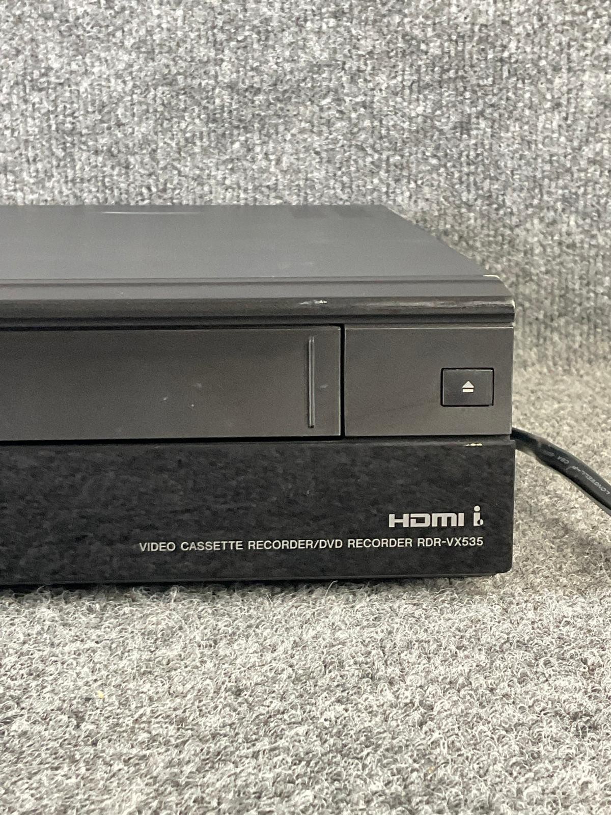 Sony RDR-VX535 DVD VHS Combo Recorder Player HDMI No Remote Partially – Tested
