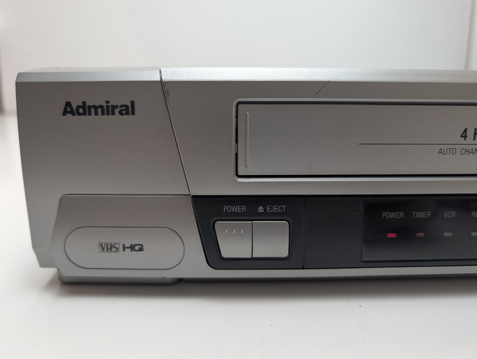 Admiral JSJ 20453 VCR VHS Player Recorder 4 Head – No Remote
