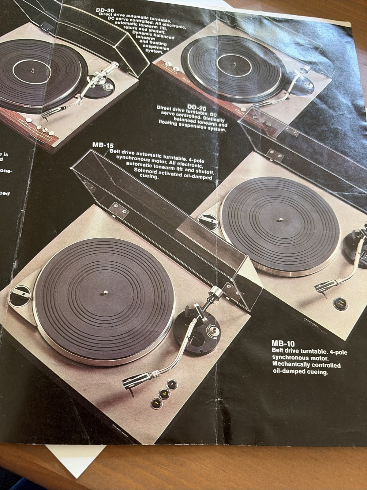 Micro Seiki Original Brochure 1977