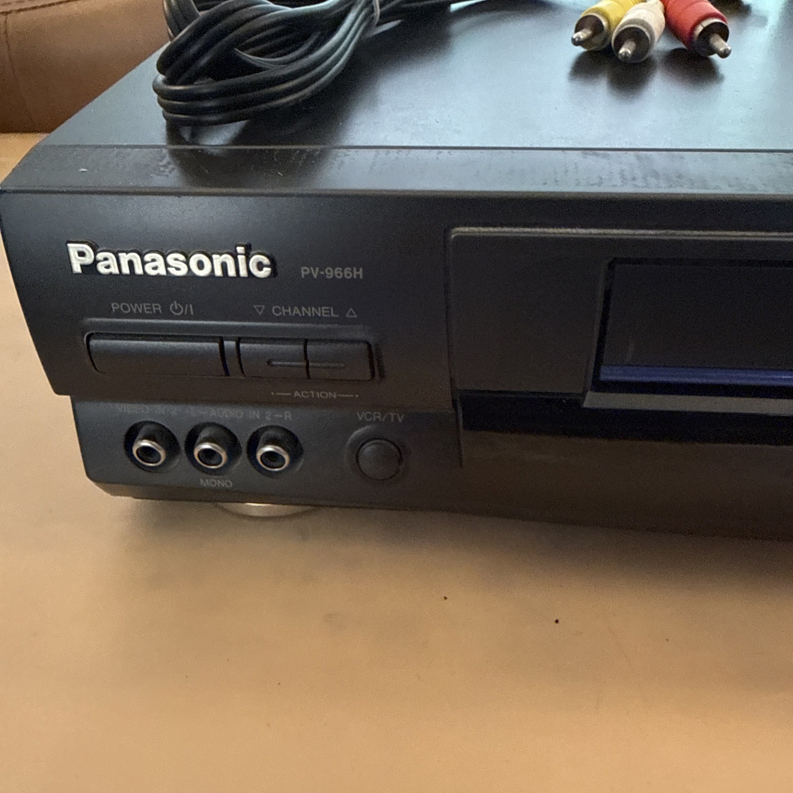 Panasonic VCR Plus PV-966H Blue Line 4 Head Hi-Fi Stereo Omnivision w/ Remote