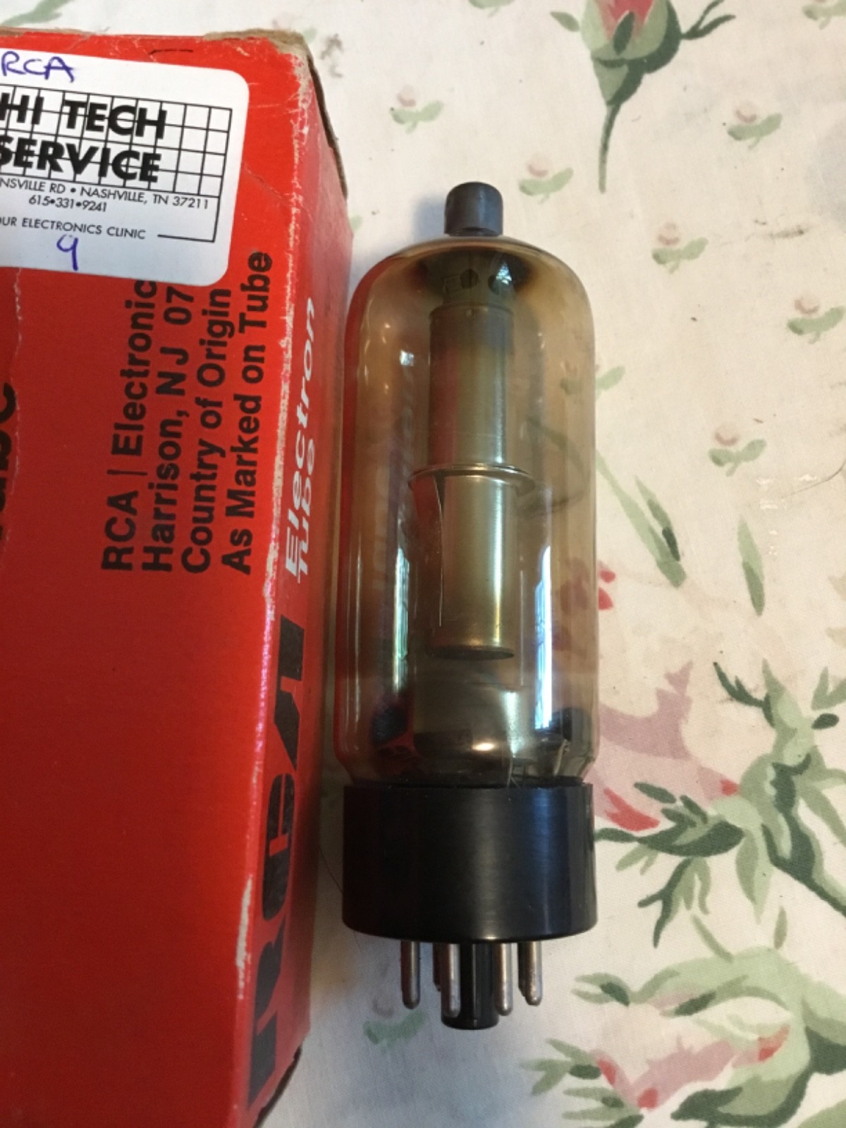 RCA 6BK4C 6EL4A vacuum tube used tested