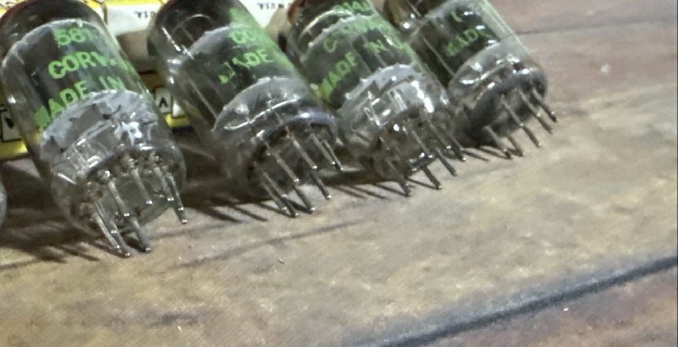 5814A NOS Vintage Vacuum Tubes Lot Of 10 Corvair New In The Sleeves