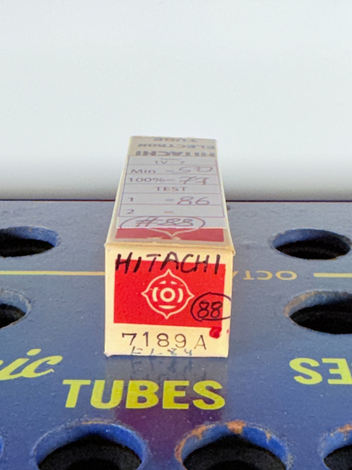 Hitachi 7189A EL84 6BQ5 NOS NIB Japan Tested Like NOS Tube