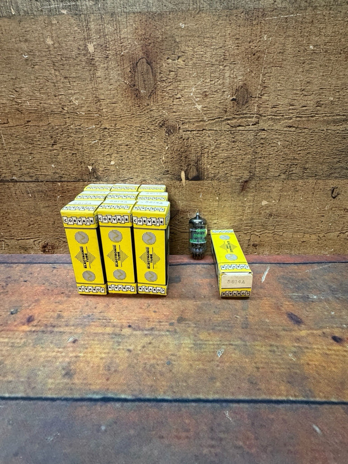 5814A NOS Vintage Vacuum Tubes Lot Of 10 Corvair New In The Sleeves