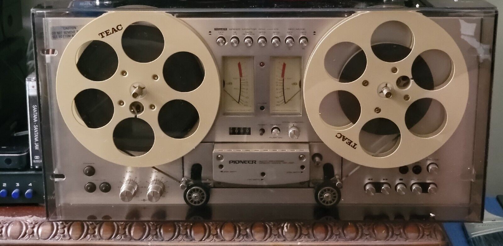 NEW Grey Dust Cover for Pioneer RT-707 RT-701 RT-909 RT-901 Reel Tape Recorder