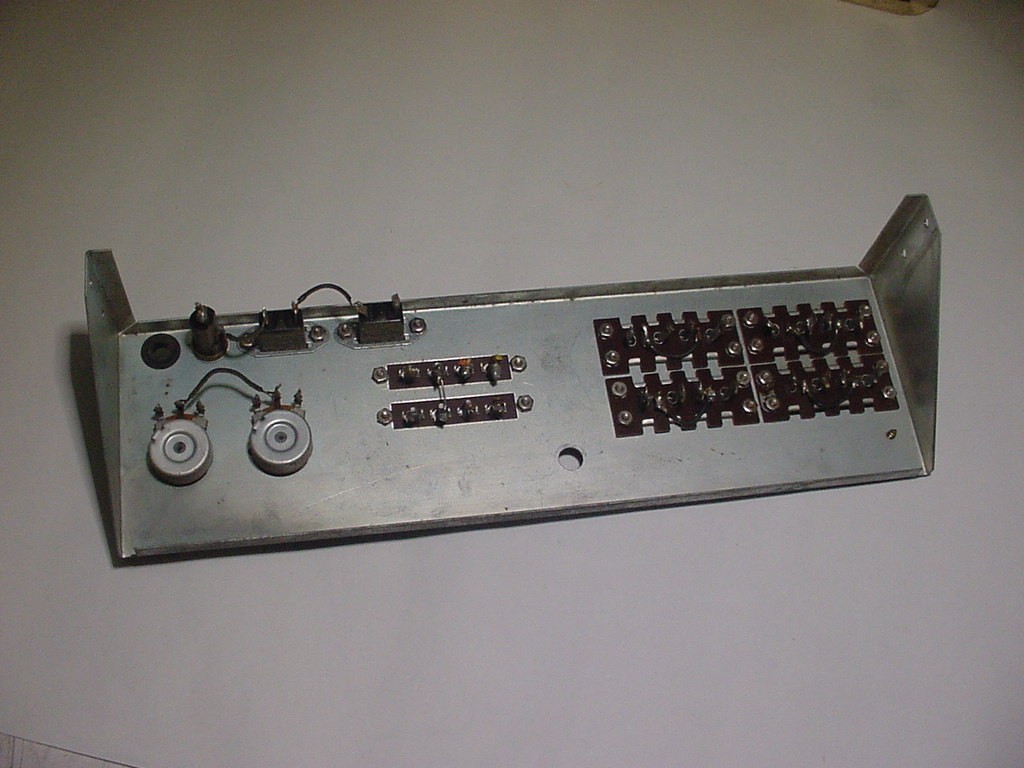 DYNACO SCA-35 TUBE AMPLIFIER BACK PLANE I/O PANEL FOR PARTS REPAIR PROJECTS