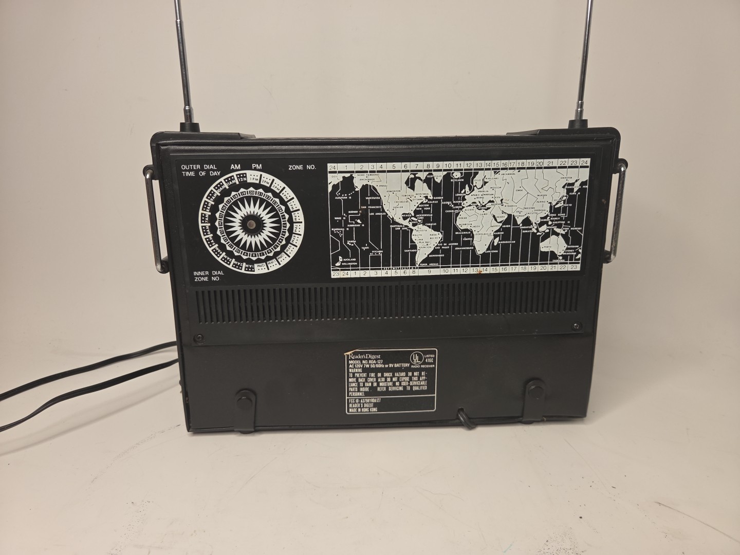 VTG Reader’s Digest Multi-Band Radio Receiver RDA-127 WORKS Retro 1970s