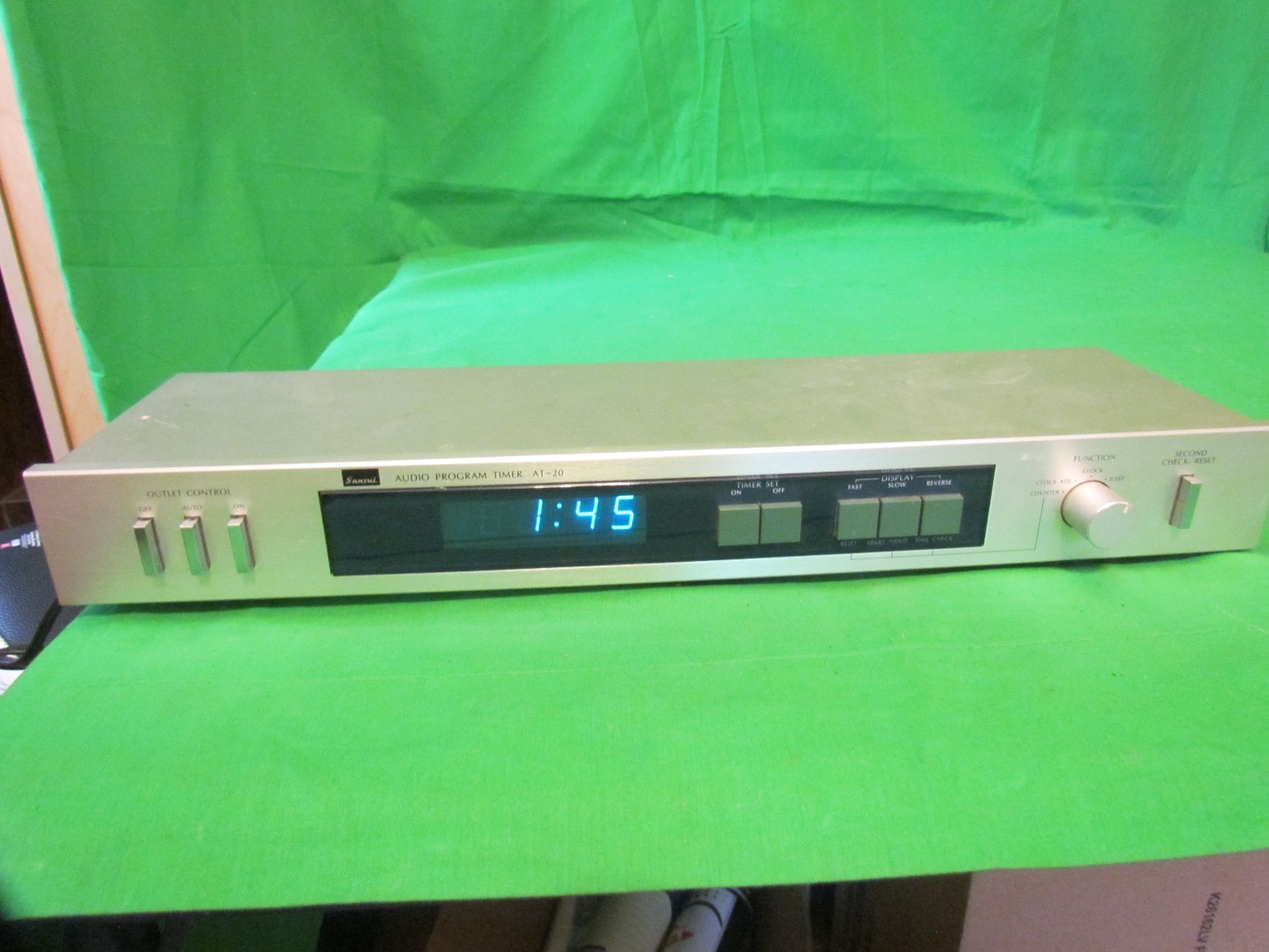 Vintage Sansui Audio Program Timer Model AT-20 Digital Made in Japan Tested