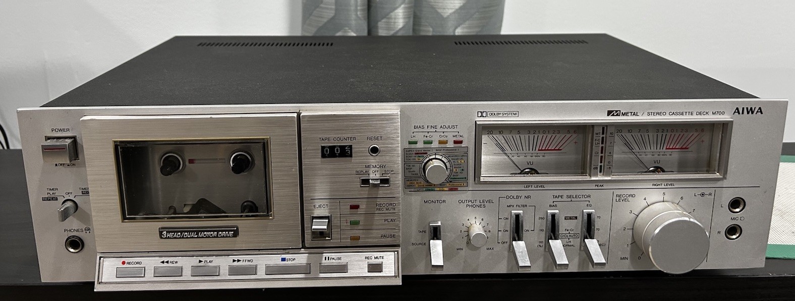 AIWA AD M700 3HEAD Cassette Player