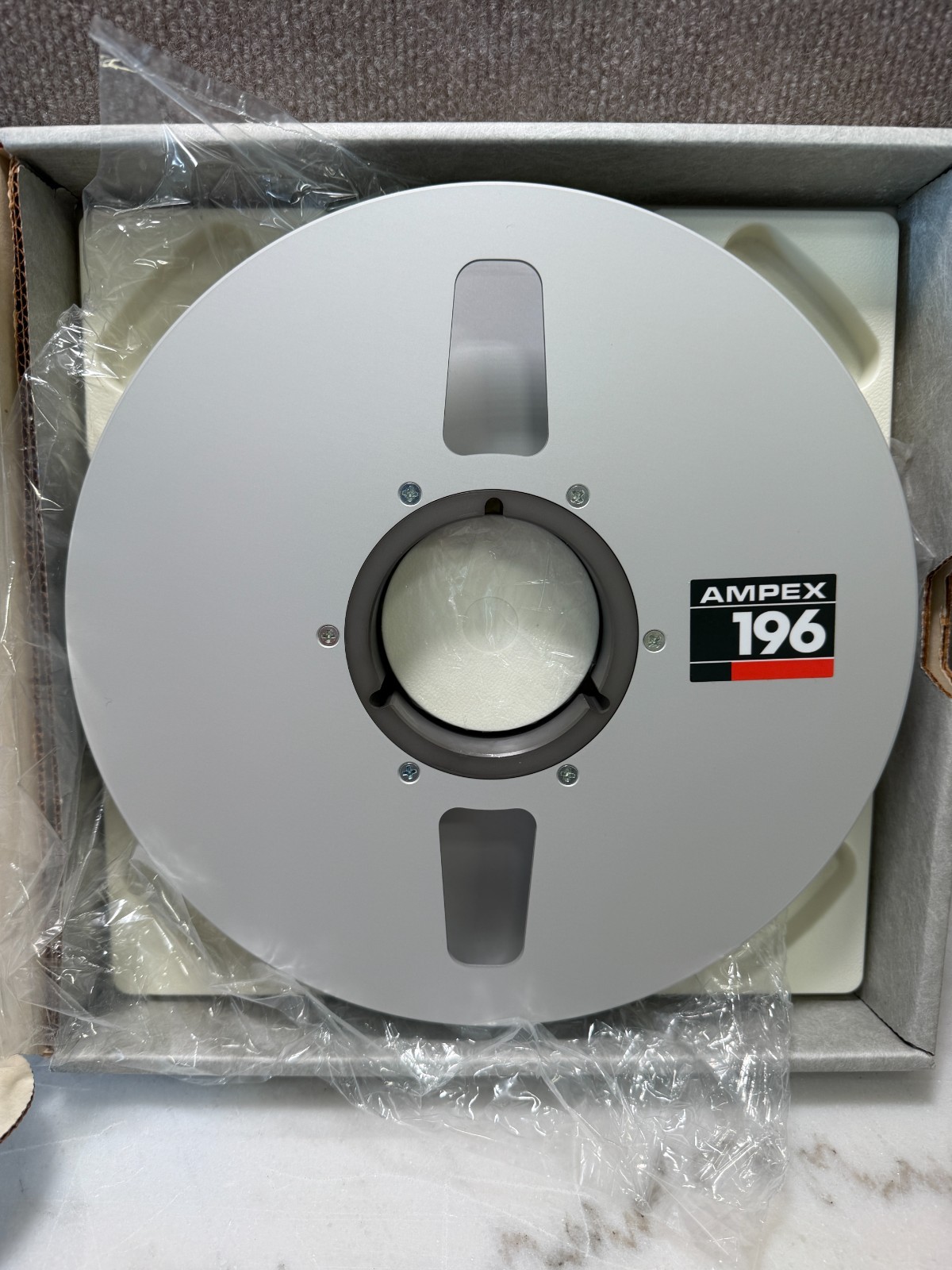 Ampex 196 10.5″ Take Up Reel for One Inch Tape (New)