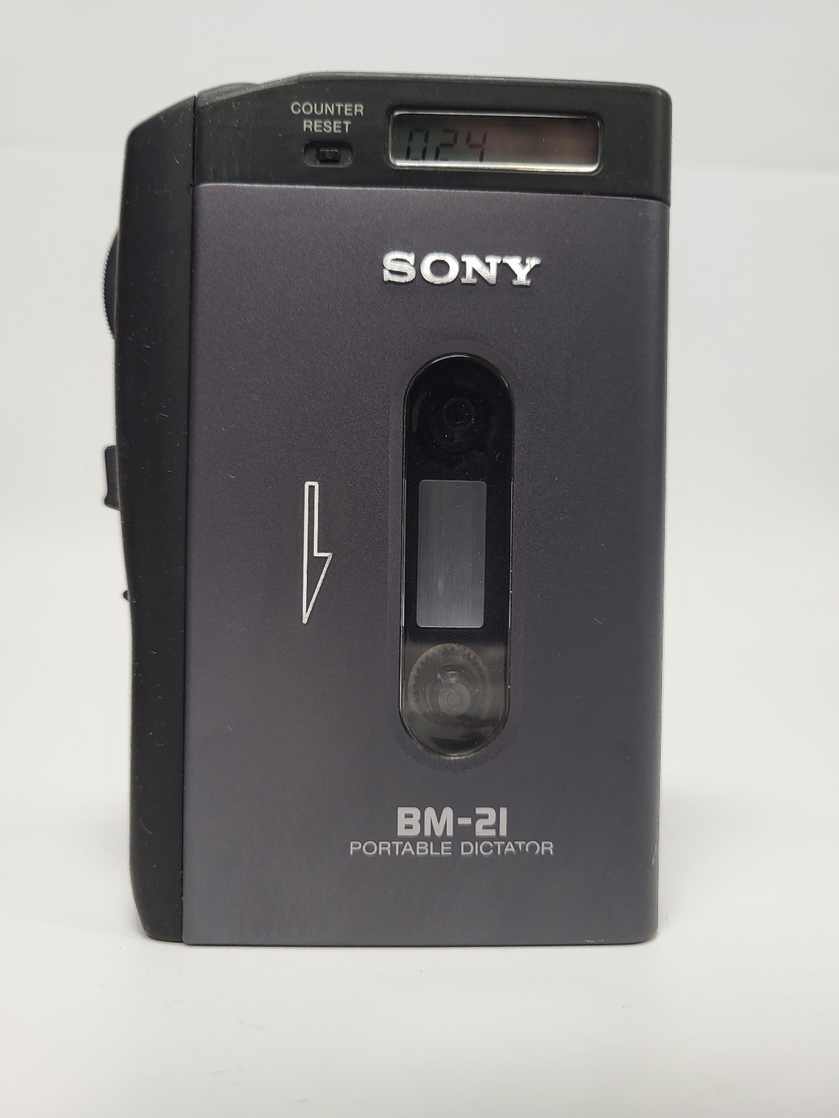 Vintage 1990s Sony BM-21 Portable Dictator Cassette Player Recorder