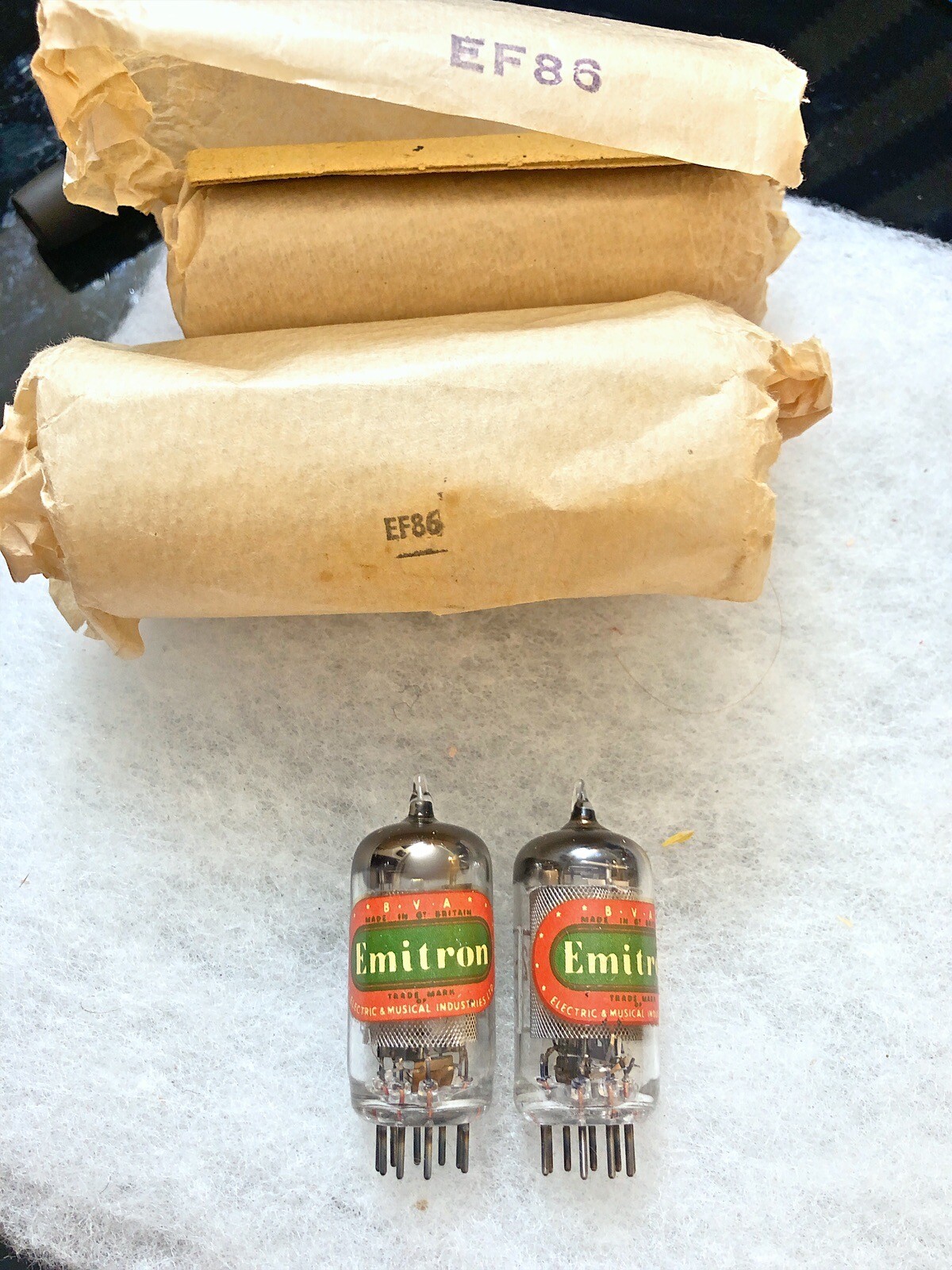 Emitron/GEC Z729 EF86 6267 E80F NOS Matched Pair