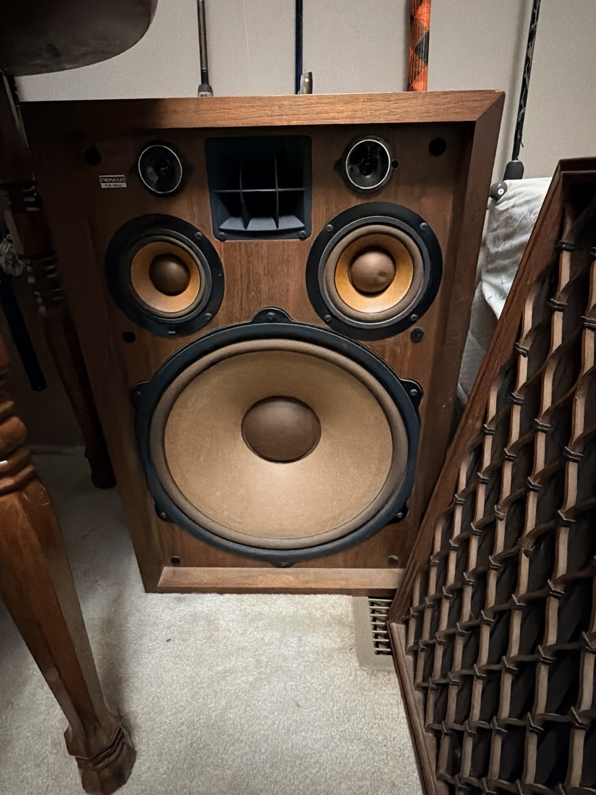 Pioneer CS-99A Vintage Floor Speakers W/ Grill. 2 Of Them