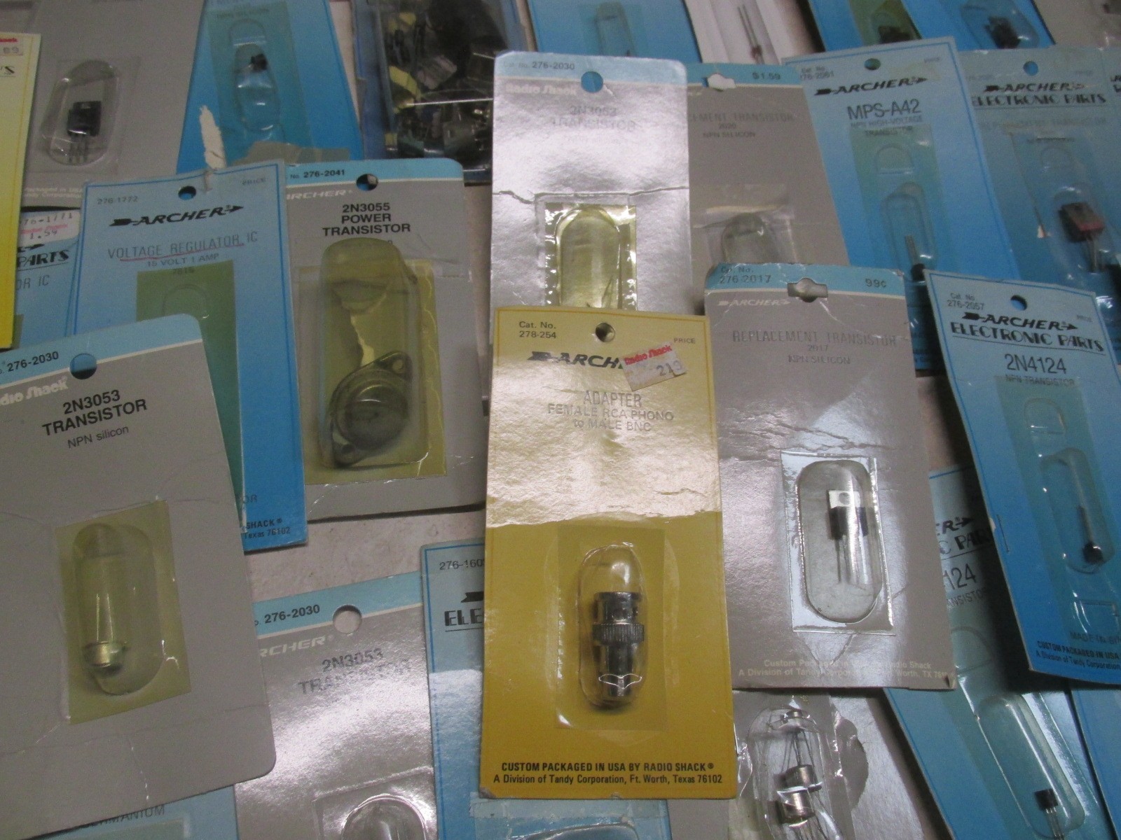 Vtg. Archer RadioShack Electronic Transistor Audio Amp Lot Of 85 Unopened Packs
