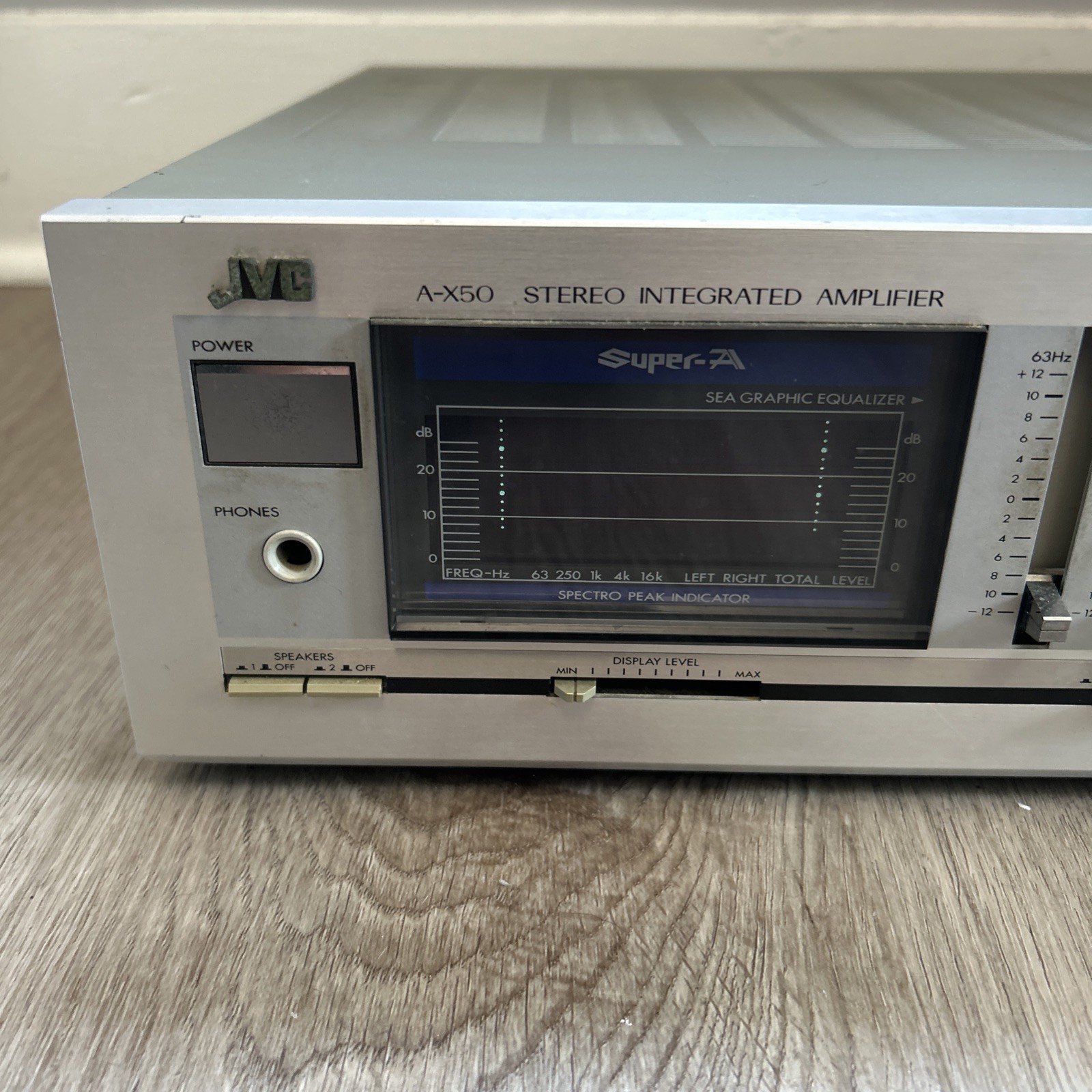 JVC A-X50 Stereo Amplifier Integrated Audio Receiver Tested Working Vintage