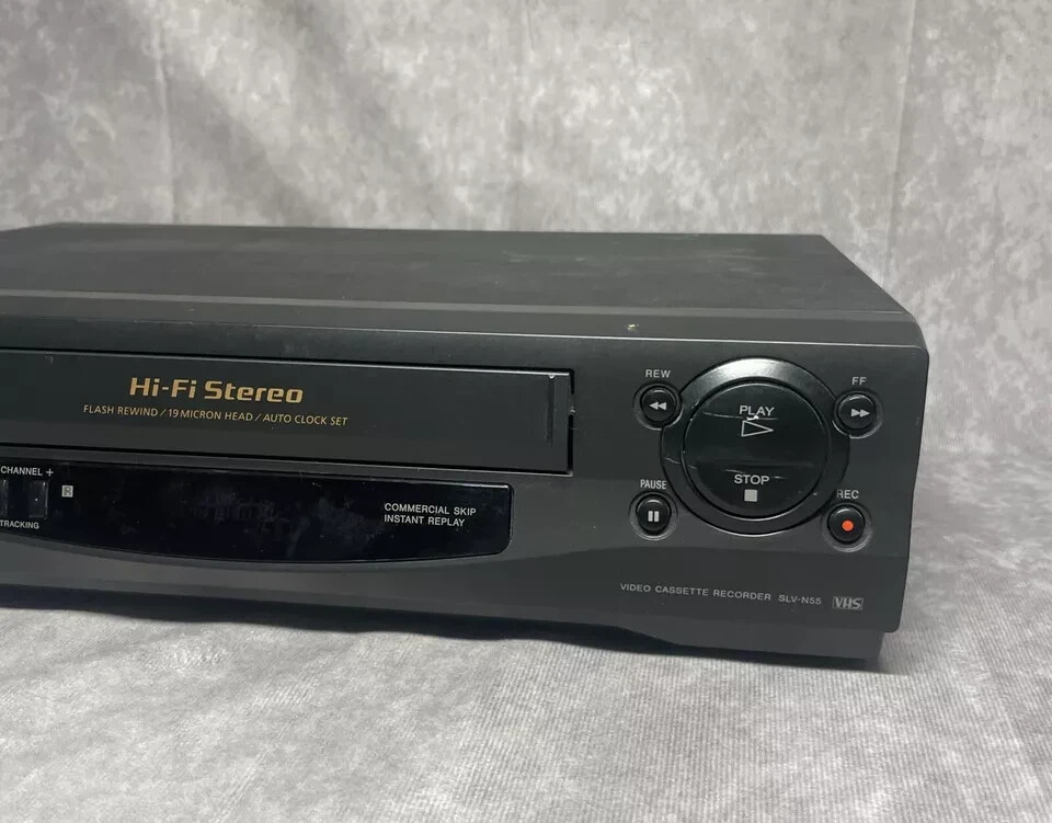 Sony SLV-N55 VCR VHS Remote Control AV Cable TESTED AND WORKING A+