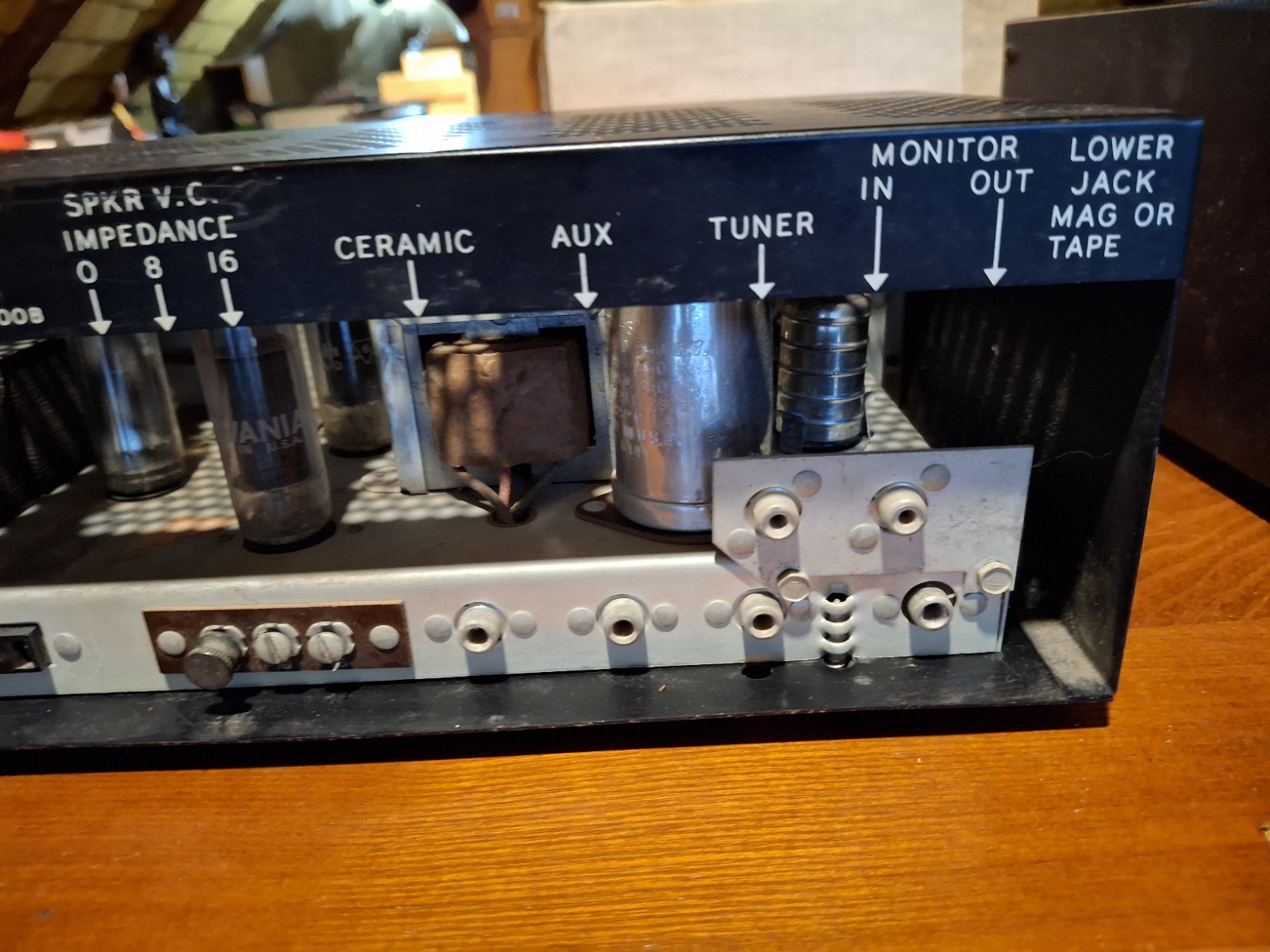 DeWALD High Fidelity Mono Integrated Vacuum TUBE Amp Amplifier WORKS EL84 6BQ5