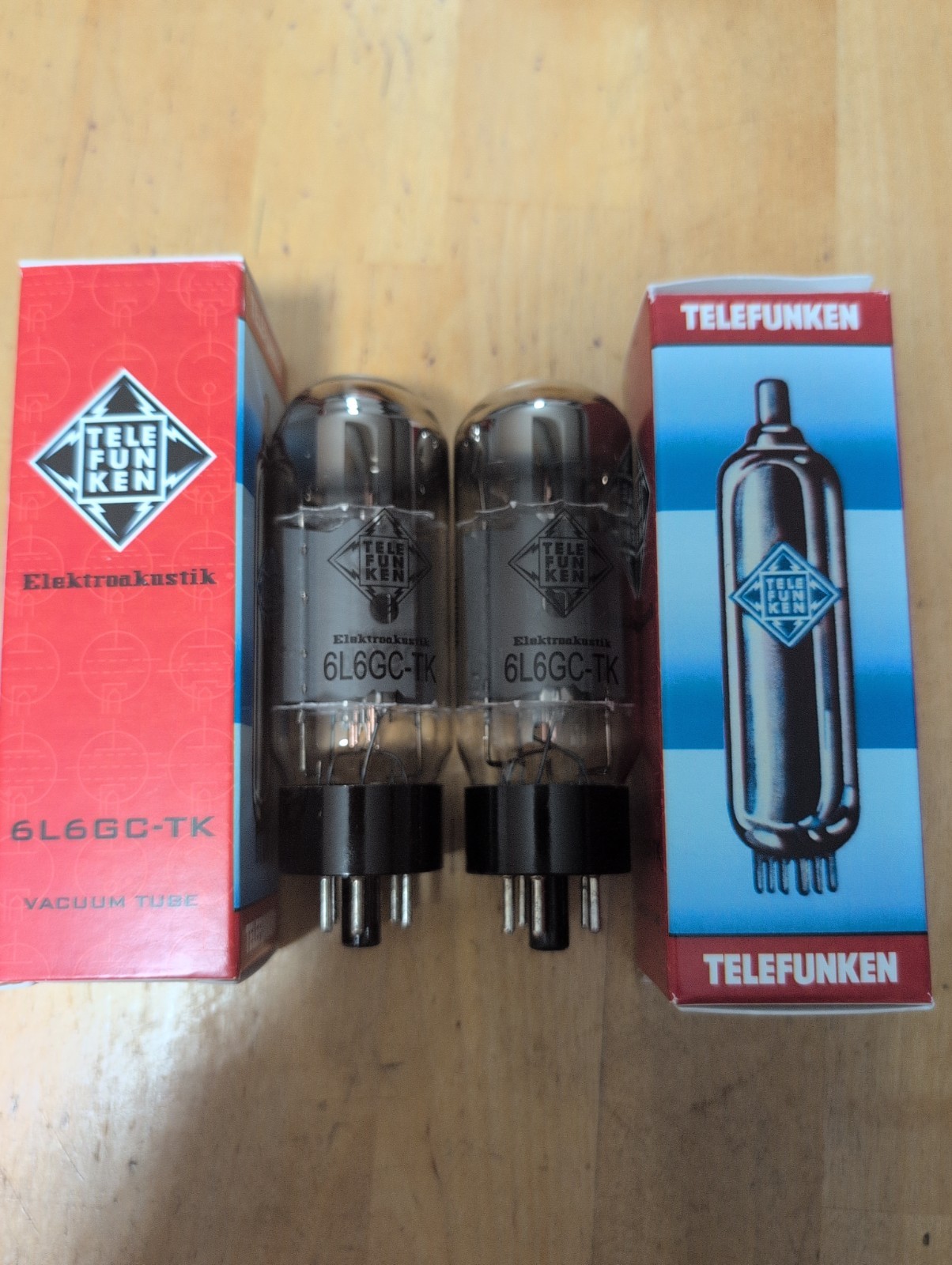 Telefunken 6L6GC-TK Black Diamond Series Vacuum Tubes (Pair).