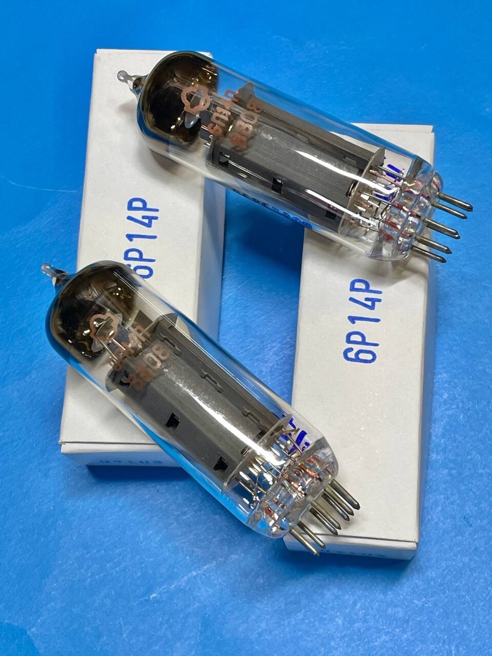 2 pcs 6P14P (EL84, 6BQ5, 6L40) NEW / BATCH / OUTPUT PENTODE / SHIPS FROM USA