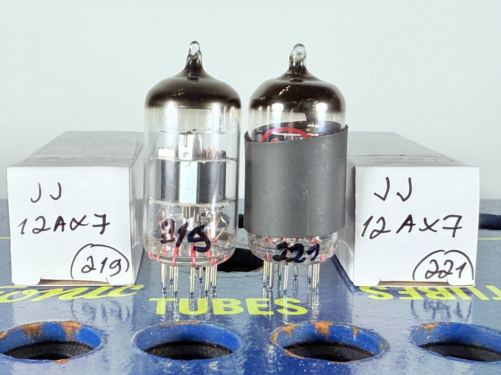 Closely Matched Pair JJ ECC83S 12AX7 Tested Like NOS Balanced Tube