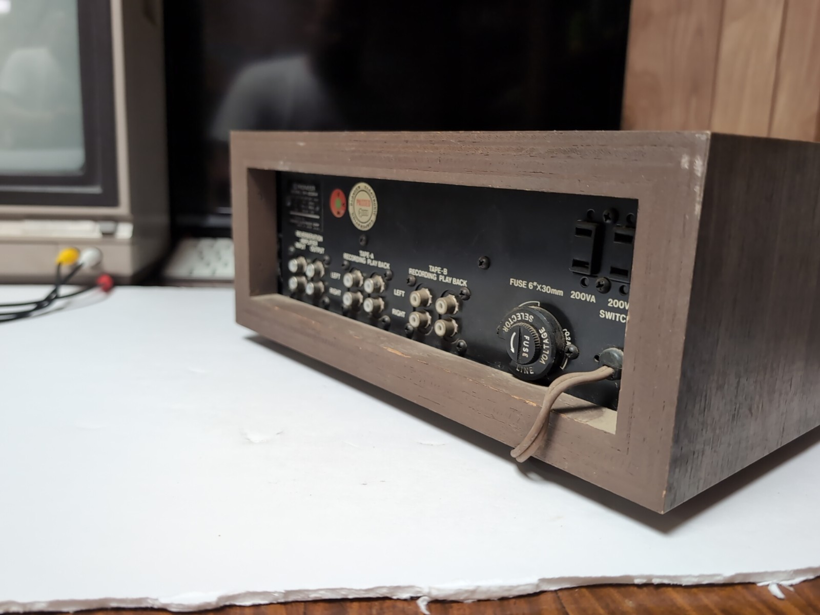 Vintage Pioneer SR-202W Reverberation Amplifier Analog Hi-Fi 1970s Stereo Japan