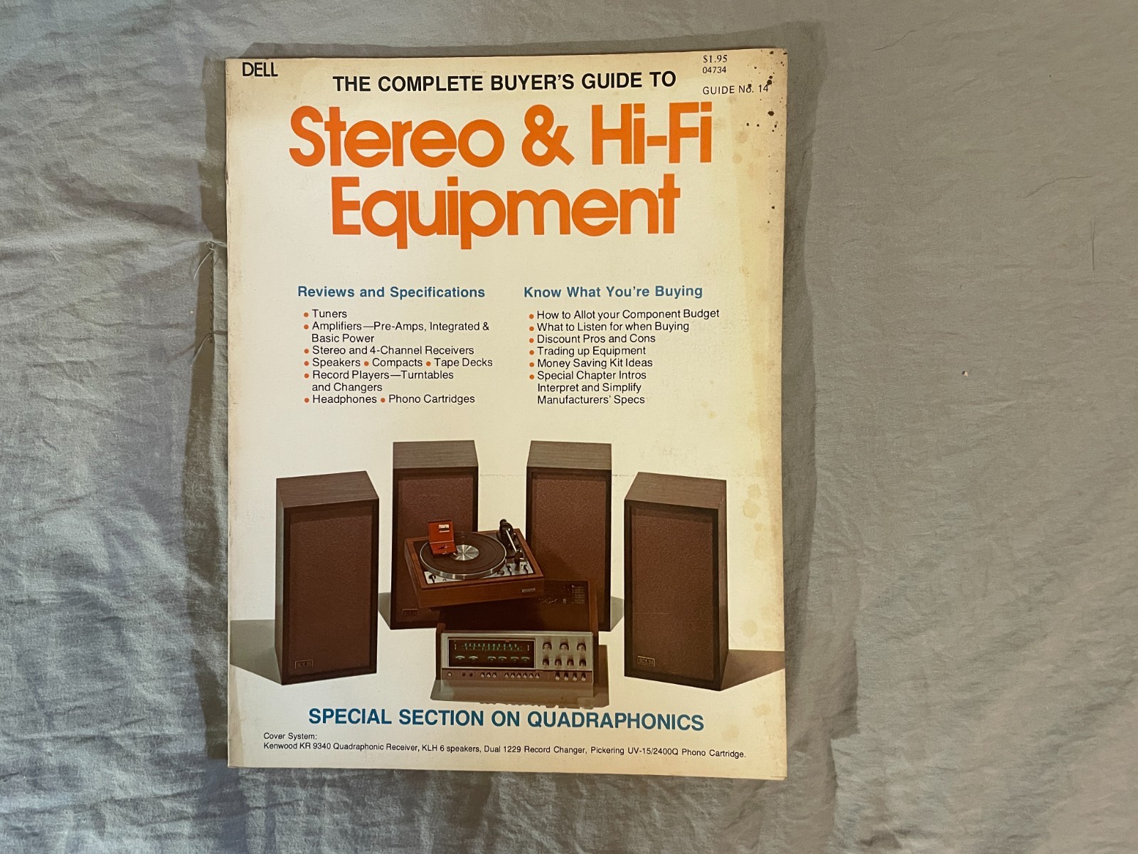1974 Complete Buyer’s Guide to Stereo Hi Fi Equipment Magazine Catalog Quad