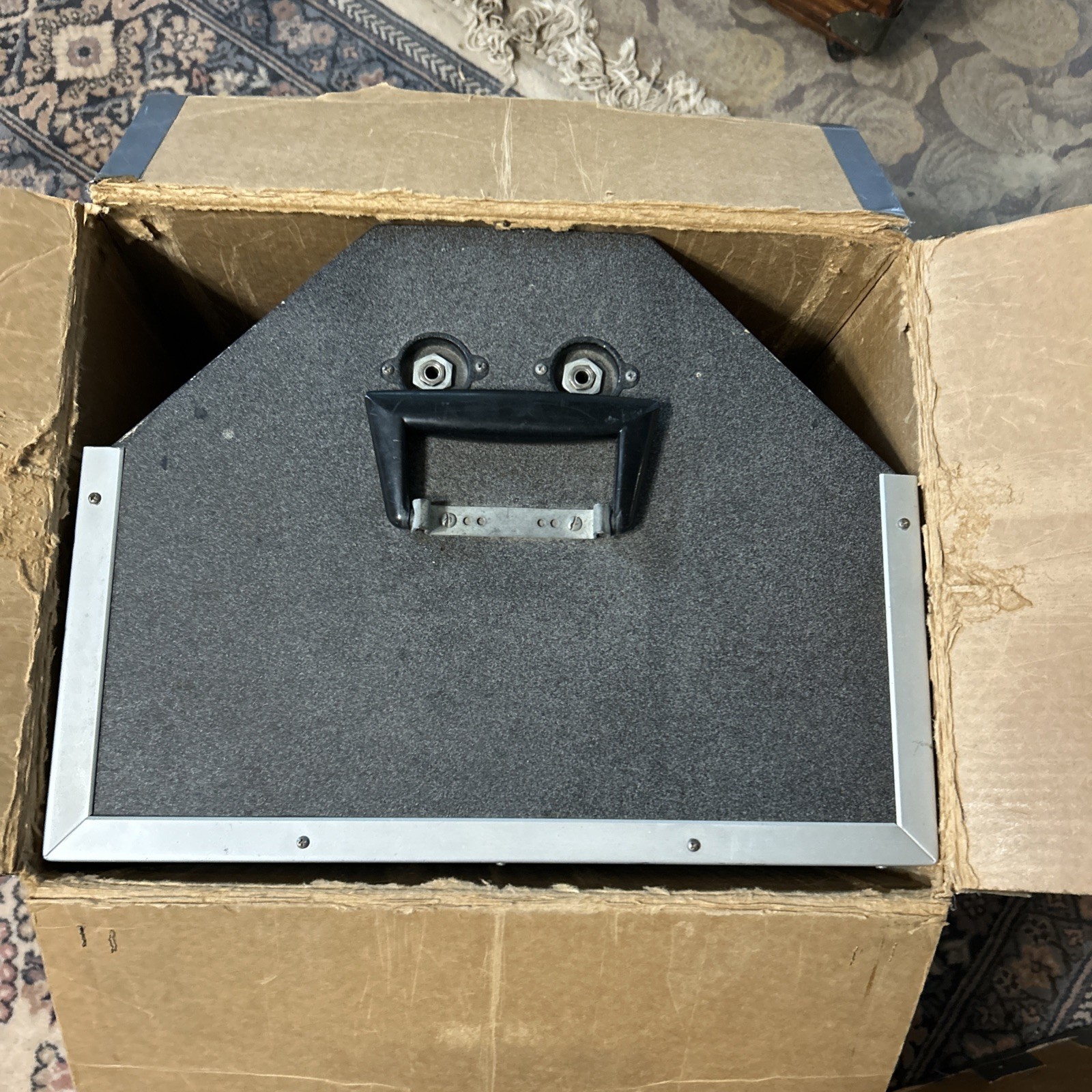 Vintage Hilton AC-300 PA Turntable K-120 Speakers EV DO56 Mic Stands Boxes Set