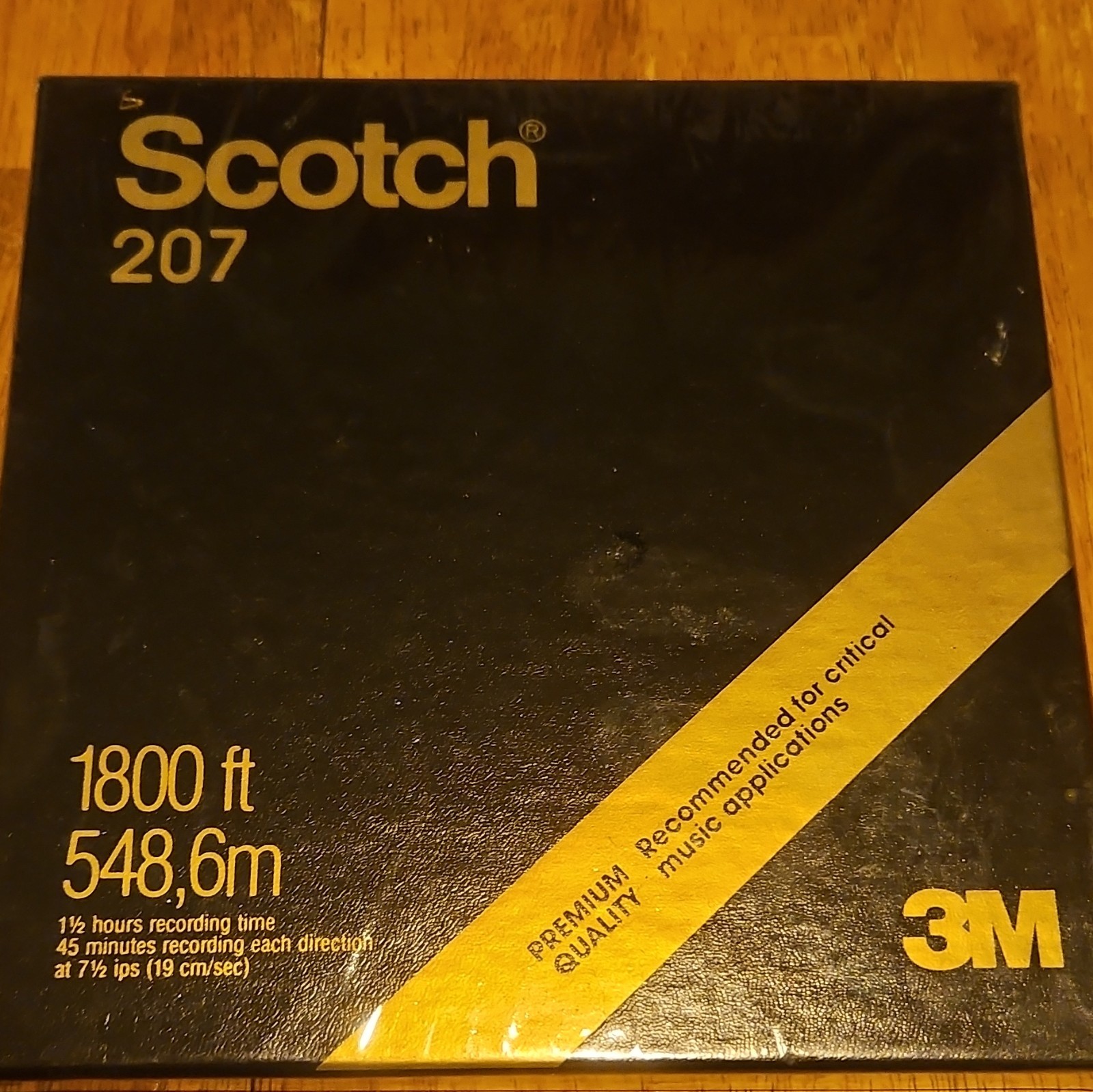 Scotch 207 3M Reel-to-Reel Recording Tape, 1800 ft (548.6 m)