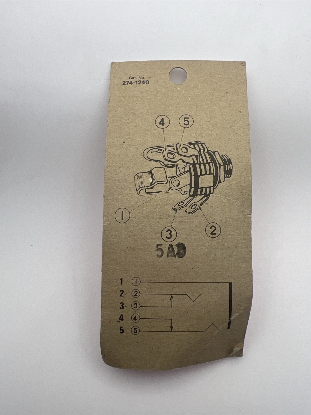 RadioShack Archer 274-1240 3 Conductor 1/4″ Enclosed Phone Jack