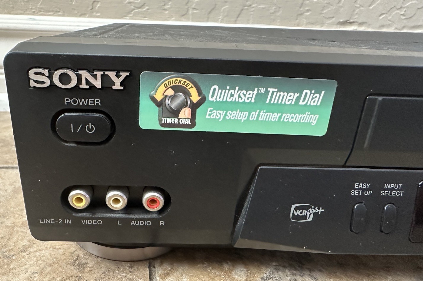 Sony SLV-N71 VCR 4 Head Hi-Fi Stereo VCR/VHS Player Recorder No Remote