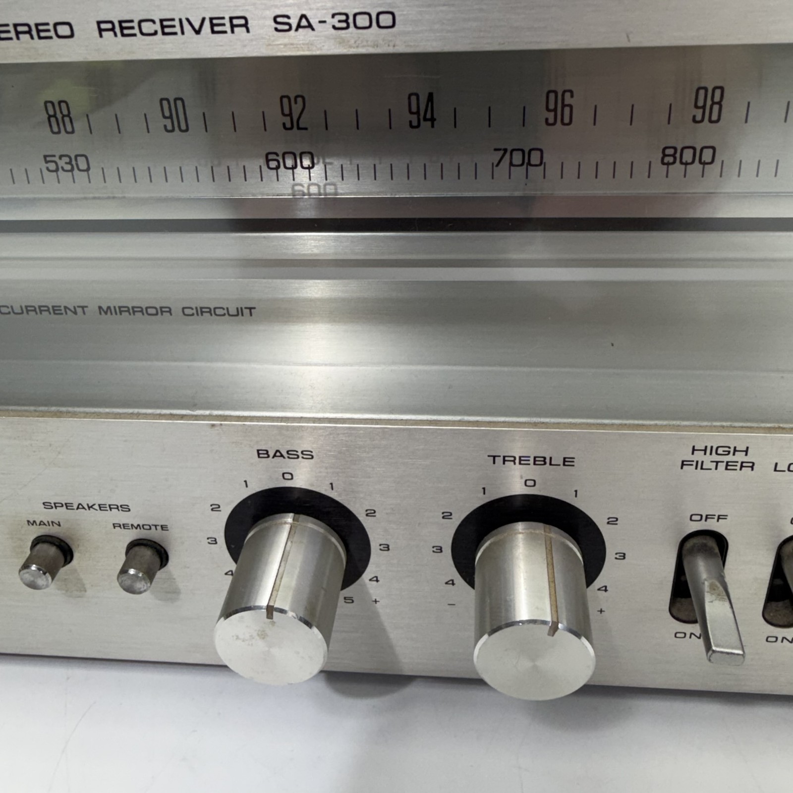 Technics SA-300 FM AM Stereo Receiver Audio Hi-Fi Amplifier PARTS ONLY