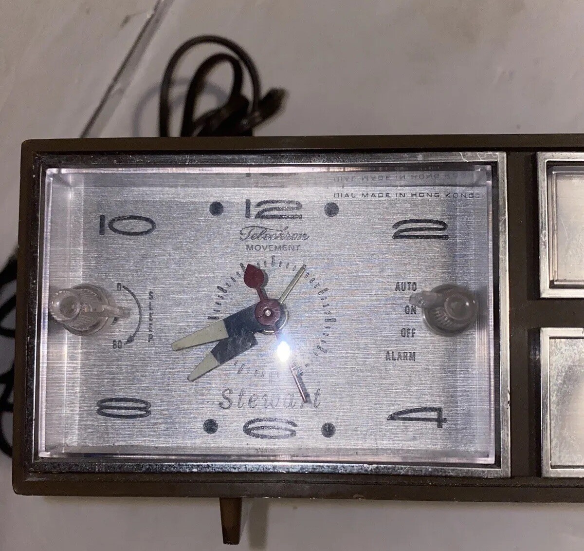Vintage Stewart ST-815 AM Band Solid State Radio AM/ Clock Radio Tested Working