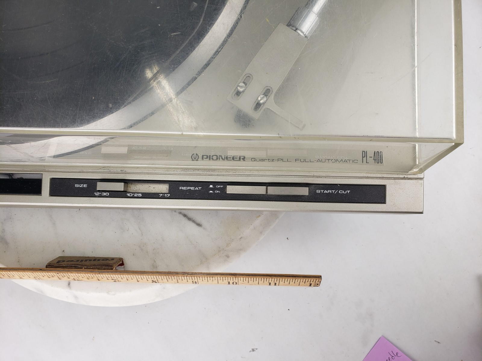 Pioneer PL-400 Quartz-PLL Full-Automatic Direct Drive Turntable Parts For Repair