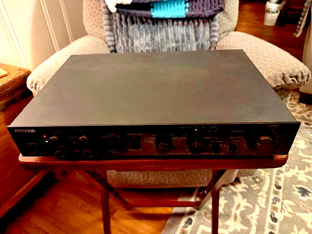 Kenwood Basic C2 Pre-Amplifier 1 Owner W/ Manual RARE DUAL VOLTAGE SERVICED