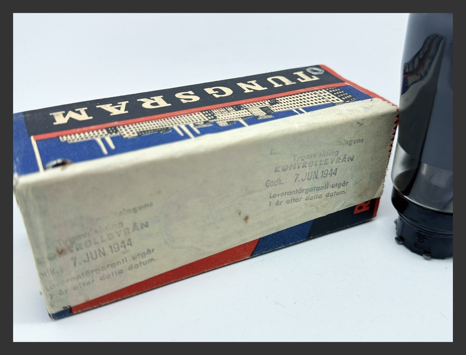 NOS Tungsram EL3 EL3D Test Very Good Hungary Pentode Radio Vacuum Electron Tube