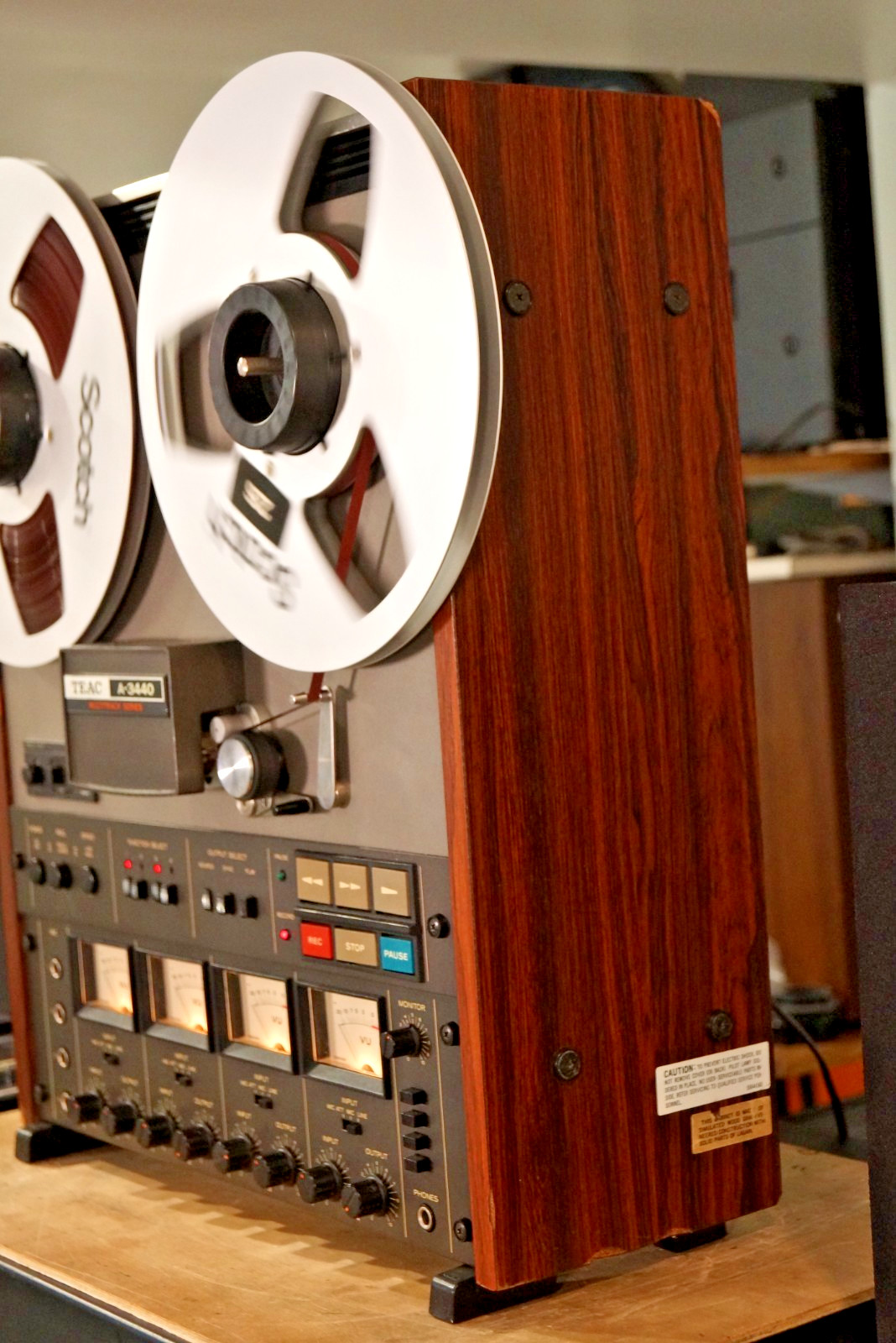 Serviced With Full Recap PRO Series Teac A-3440.READ&See Pictures Of Work Done.