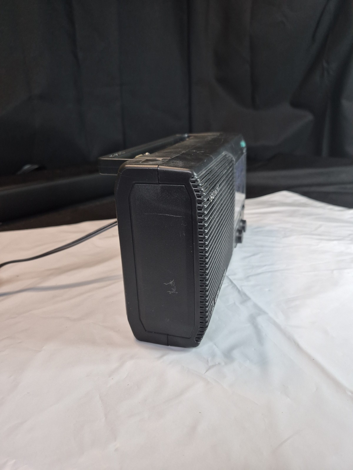 Sony TV Sound AM/FM/TV/Weather Radio Model ICF-34 Portable Works Perfect..