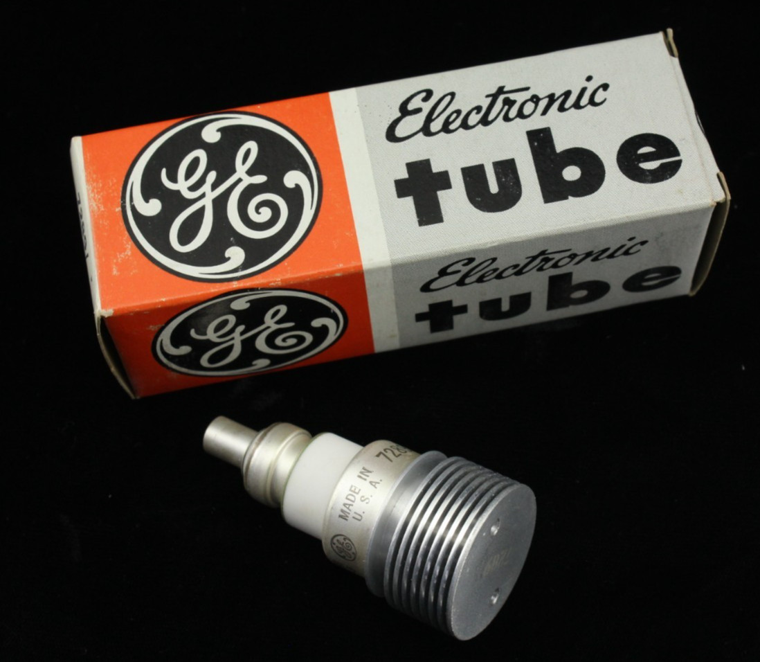 New Qty 1 GE 7289 3CX100A5 UHF Power Triode Vacuum Tube 6.0V Heater NOS USA