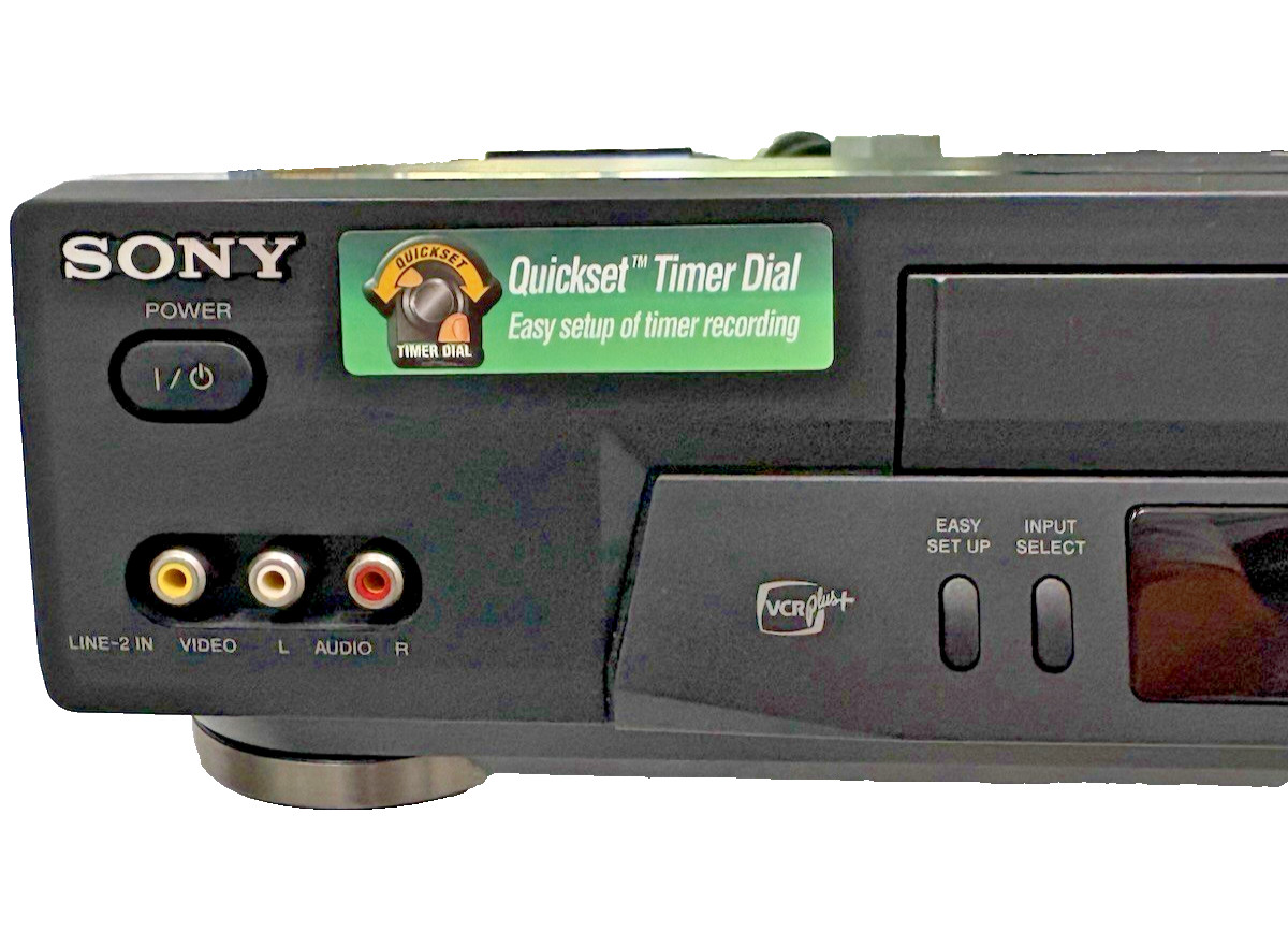 PRE-OWNED Sony SLV-N71 VCR Video Cassette Recorder VHS Player Black Hi-Fi Stereo