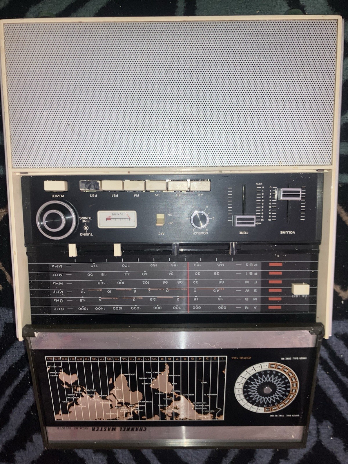 Vintage Channel Master 6247 Multiband Radio AM/FM/SW Portable Japan Working!