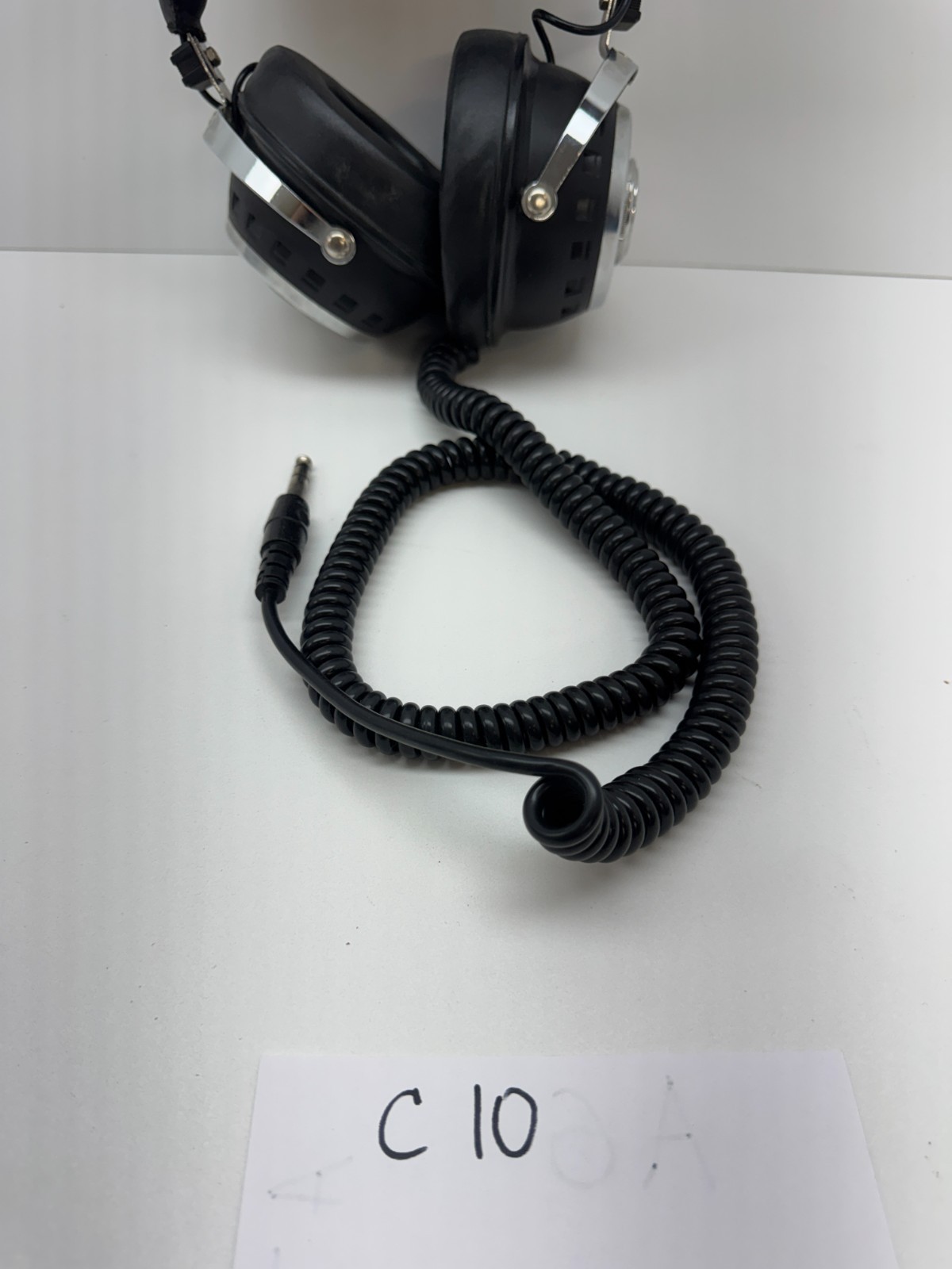 Vintage Soundesign Model 355 Stereo Headphones Dual Volume Controls 1/4″ Jack