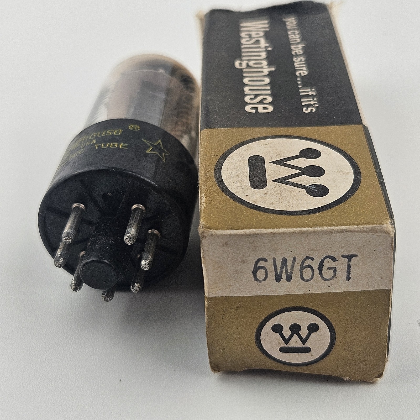 Vintage Westinghouse 6W6GT Vacuum Tube NOS in Original Box Made in USA